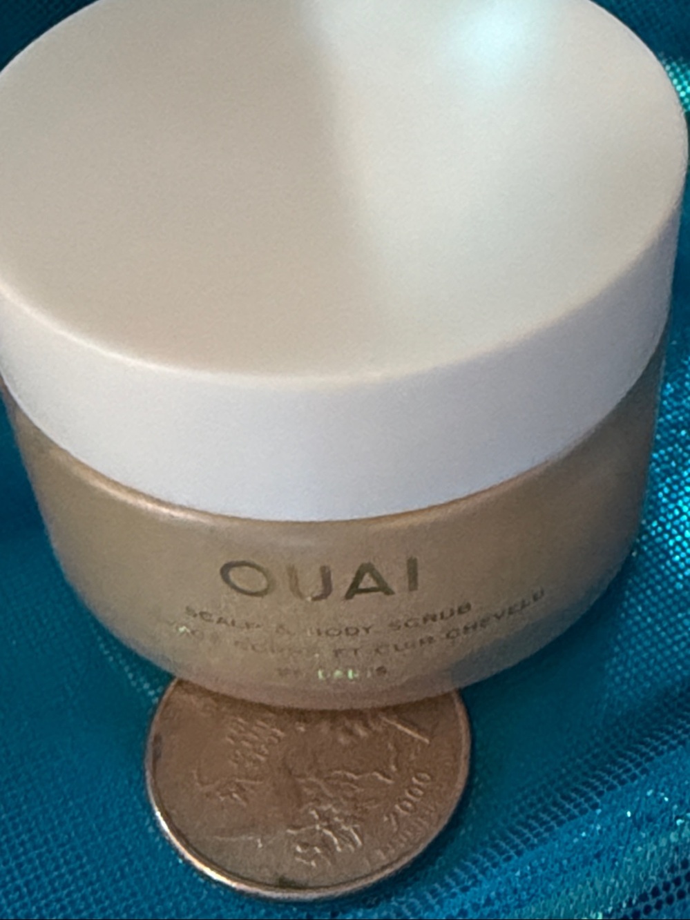 🌶5/$16 OUAI scalp and body scrub Saint Barts 1 oz Travel NWT